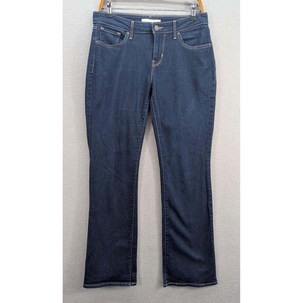 Levi's 815 Curvy Bootcut Denim Jeans Size 31 Women's Blue Dark Wash Y2K Stretch‎
